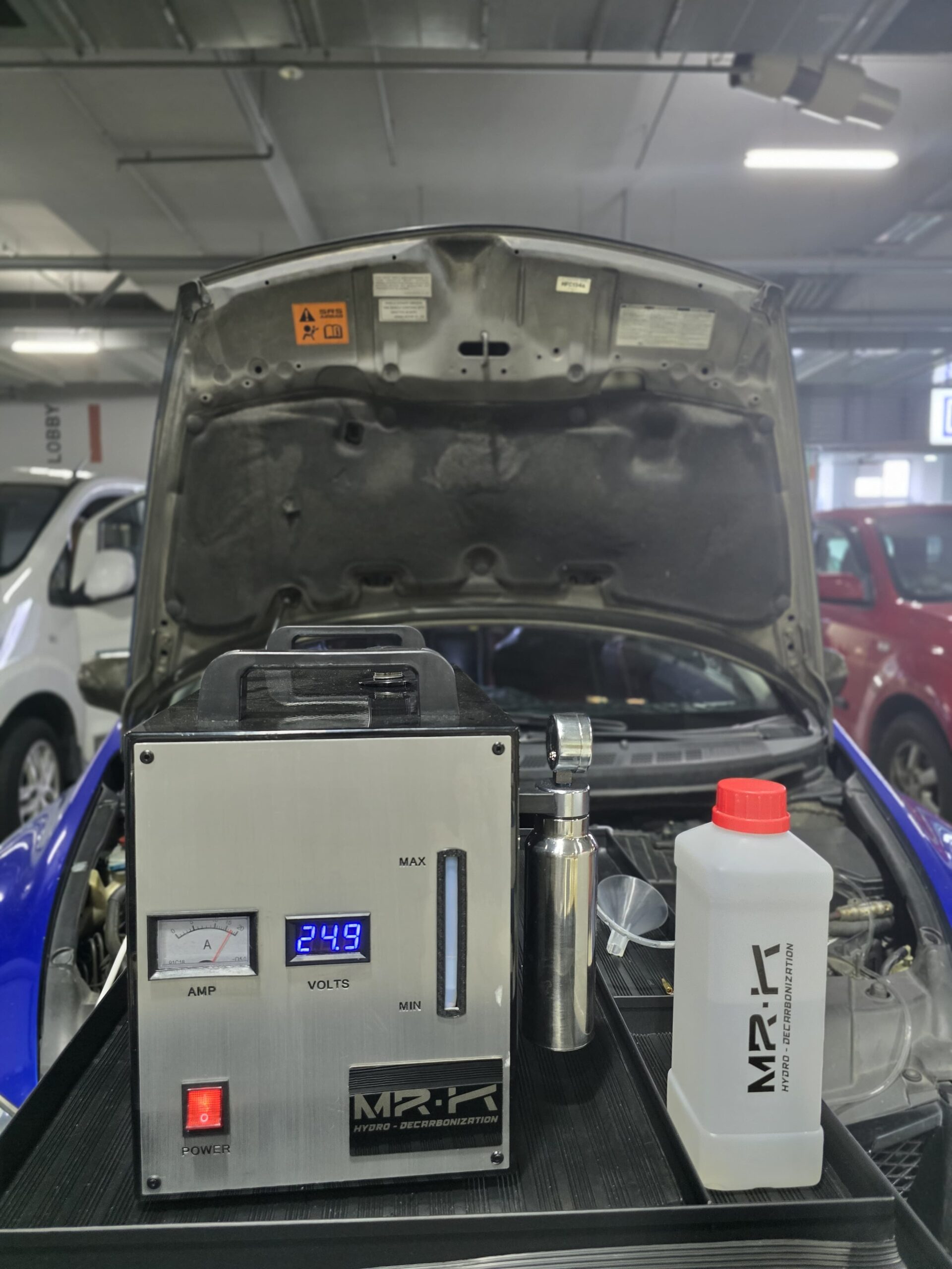 open clean engine maintenance work