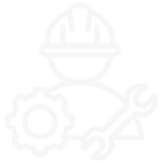 white engineer icon