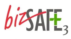 Bizsafe logo with white background